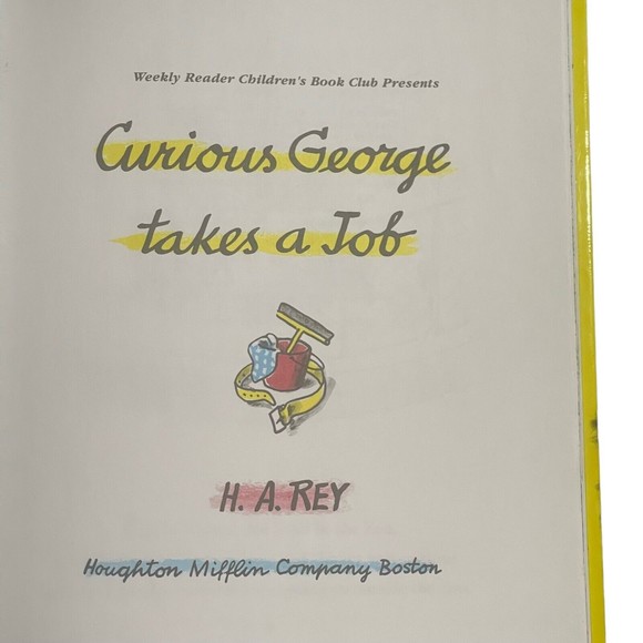 Lot of 6 Curious George Books Dictionary Children Kids Hardcover H.A. Rey - Picture 9 of 16